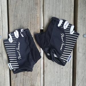 Pearl Izumi Black and White riding gloves Size M
